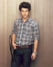Nick Jonas Autograph Signed Photo - Jonas Brothers