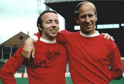 Nobby Stiles Autograph Signed Photo - Manchester United