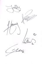 One Direction Autograph Signed Book