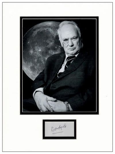 Patrick Moore Autograph Signed Display