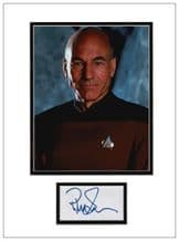Patrick Stewart Autograph Signed - Star Trek