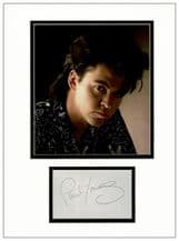 Paul Young Autograph Signed Display