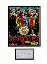 Peter Blake Autograph Display - Sgt Pepper's