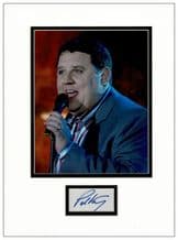 Peter Kay Autograph Signed Display