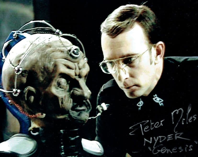 Peter Miles in person signed autograph Doctor Who Photo 