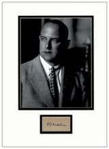 PG Wodehouse Autograph Display