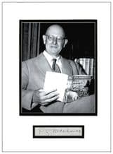 PG Wodehouse Autograph Signed Display