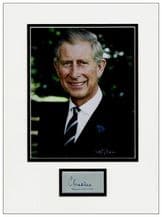 Prince Charles Autograph Display
