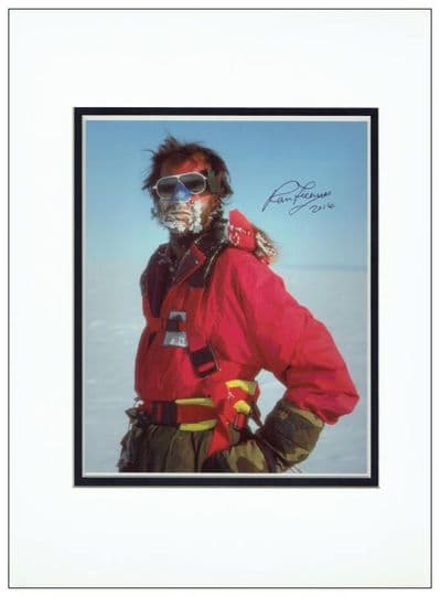 Ranulph Fiennes Autograph Signed Photo For Sale