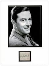Ray Milland Autograph Signed