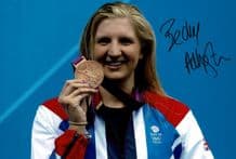 Rebecca Adlington Signed Photo - Swimming
