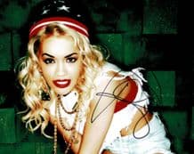 Rita Ora Autograph Photo Signed