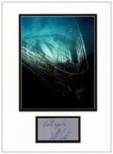 Robert Ballard Autograph Signed Display - Titanic
