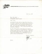 Robert Wise  Typed Letter Signed - The Sound of Music