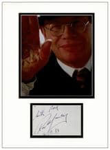 Ronald Lacey Autograph Signed Display - Raiders of the Lost Ark