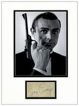 Sean Connery Signed Display - James Bond