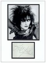 Siouxsie Sioux Autograph Signed Display - The Banshees