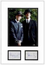 Stephen Fry & Hugh Laurie Autograph Display - Jeeves & Wooster