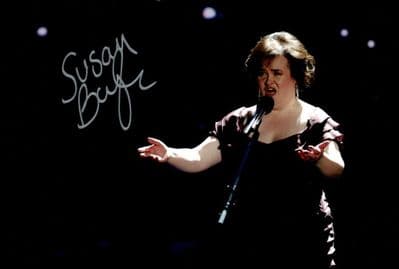 Susan Boyle Autograph Signed Photo