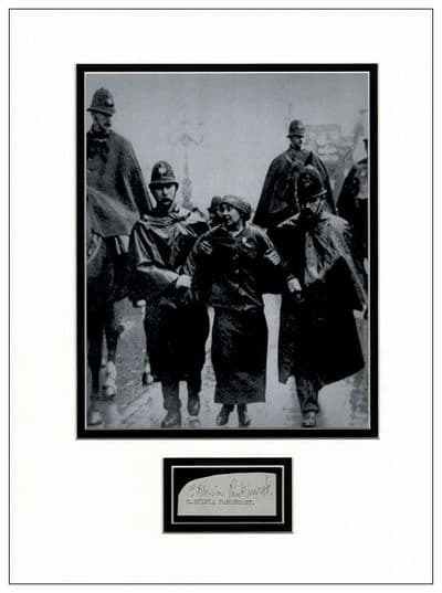 Sylvia Pankhurst Autograph Signed Display
