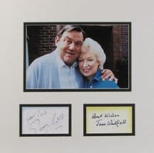 Terry Scott and June Whitfield Autograph Signed Display