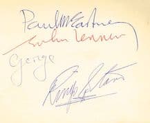 The Beatles Autographs