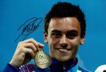 Tom Daley Signed Photo - Diving