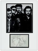 U2 Autograph Signed Display