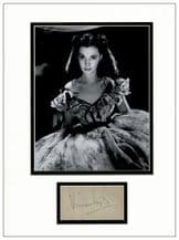 Vivien Leigh Autograph Signed - Gone With The Wind