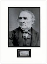 William Gladstone Autograph Signed Display