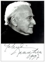 Yehudi Menuhin Autograph Signed Photo