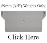 89mm (3.5") Bottom Weights