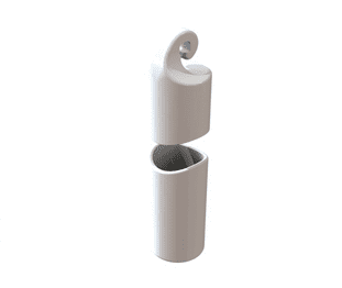 SENSES Vertical Blind Wand - 3 sizes, strong white aluminium