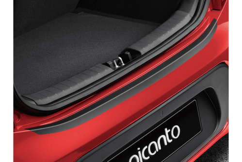 Kia Picanto (2021-) Rear Bumper Foil - Black
