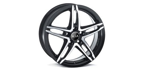 Kia Cee'd (2012-2015) 17" Sohari Alloy Wheel 5 Double Spoke Polished