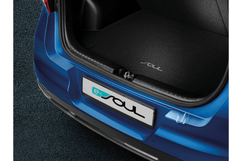 Kia Soul EV (2019-) Rear bumper protection foil, transparent