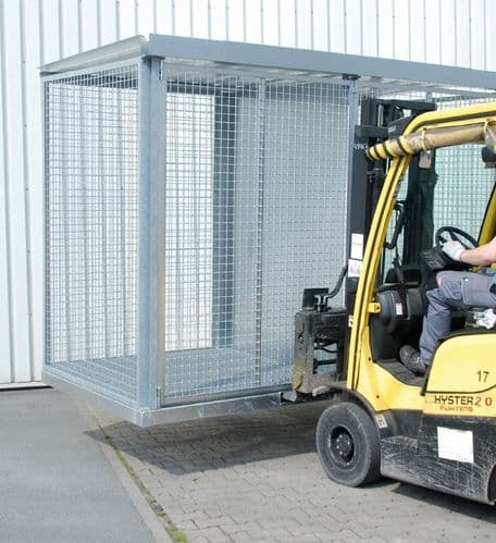 Forklift Transportable Gas Cylinder Cages
