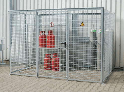 Gas Cylinder Cage Without Roof for 104 Cylinders: GFC-M5