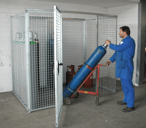 Gas Cylinder Cage Without Roof for 60 Cylinders: GFC-M3