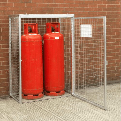 Gas Cylinder Storage Cage - 2 x 47 kg  Cylinders GC14