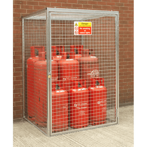 Gas Cylinder Storage Cage - 9 x 47 kg Cylinders GC30