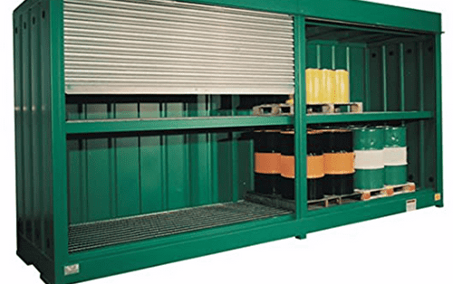 Large Drum Storage Unit - Roller Shutter Doors