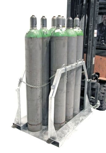 Steel gas cylinder pallets. Type SFP