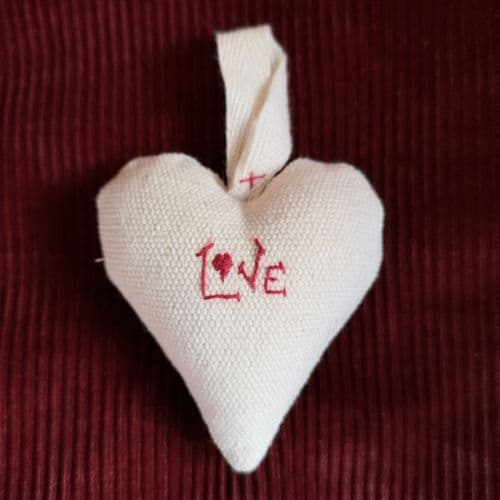 Fabric Heart - Love